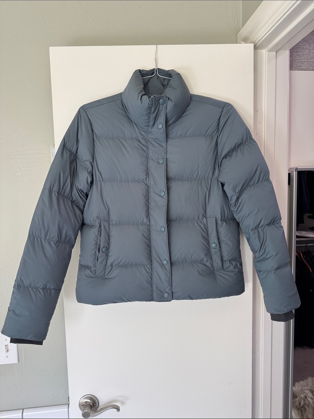 Patagonia Women's Quilted Down Puffer Jacket - Slate Blue